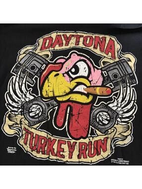 Daytona Men's Black and Multi Shirt